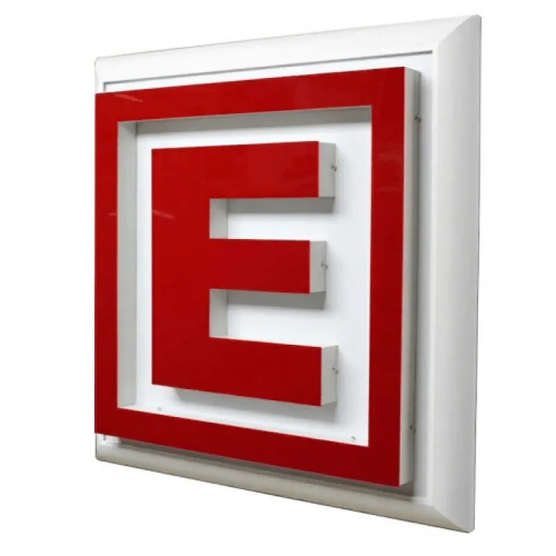 Eczane E Tabela Kutu Harf Kumandalı 60x60CM — referans görsel — değiştirilecek