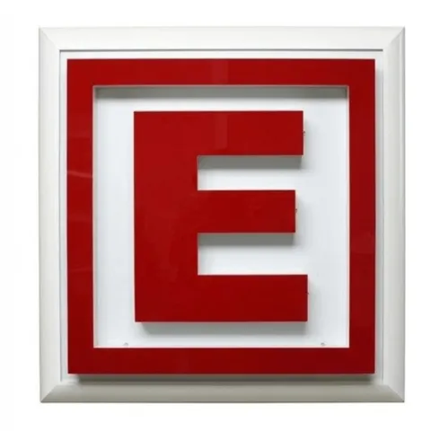 Eczane E Tabela Kutu Harf Kumandalı 60x60CM — referans görsel — değiştirilecek