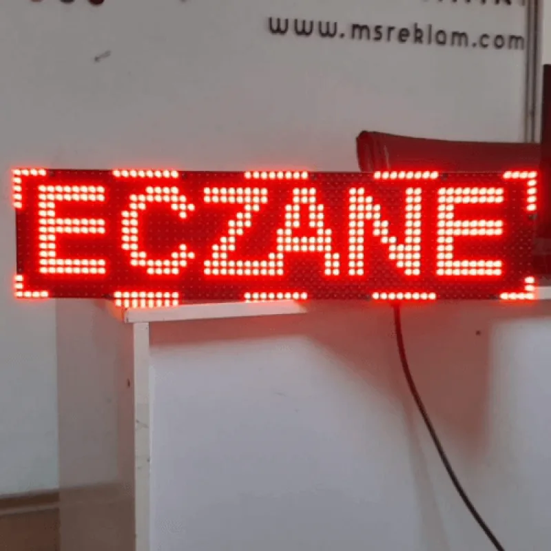 Eczane Led Tabela Açık-Kapalı 16x64CM — referans görsel — değiştirilecek
