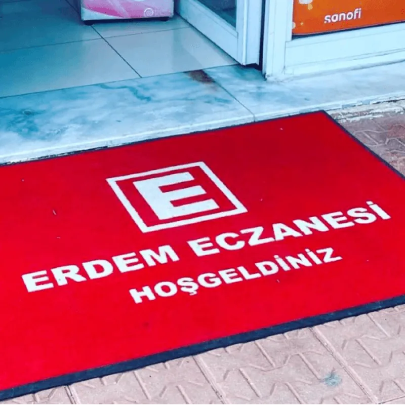 Eczane Logolu İsme Özel Halı Paspas 40x60CM — referans görsel — değiştirilecek