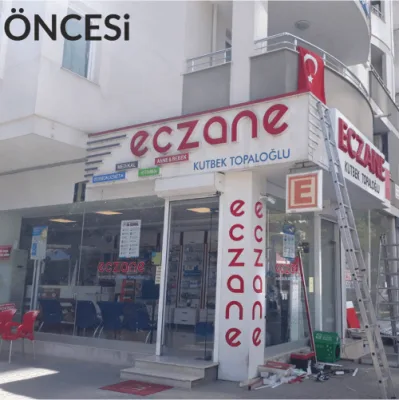Eczane Tabela 80x225CM (Yönetmeliğe Uygun) — referans görsel — değiştirilecek