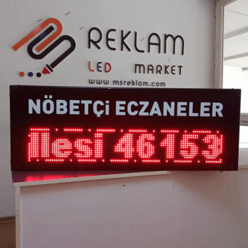 Nöbetçi Eczane Led Tabela 40x110CM — referans görsel — değiştirilecek
