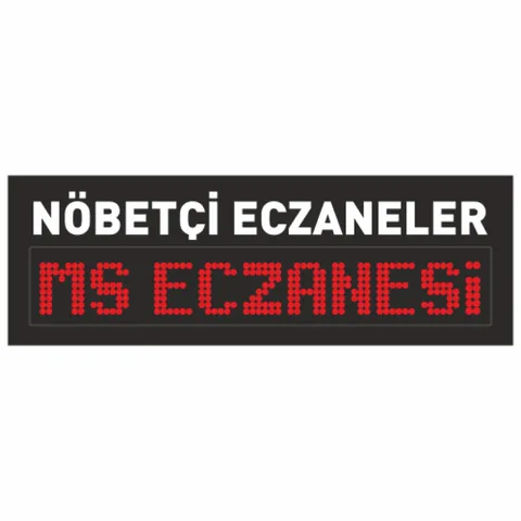 Nöbetçi Eczane Led Tabela 40x110CM — referans görsel — değiştirilecek
