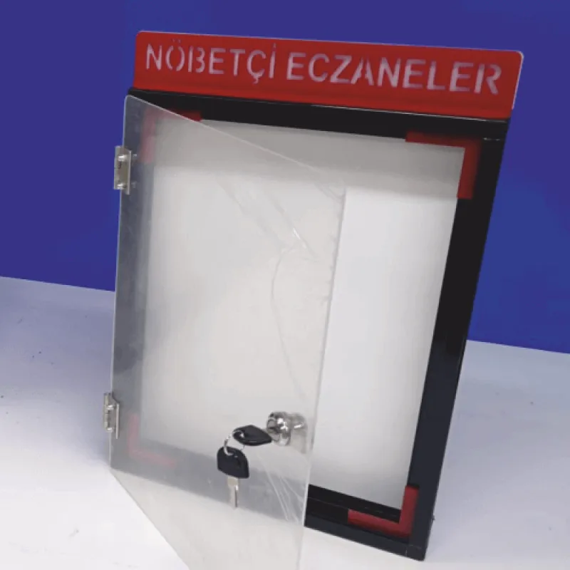 Nöbetçi Eczane Panosu Işıklı 30x45CM — referans görsel — değiştirilecek