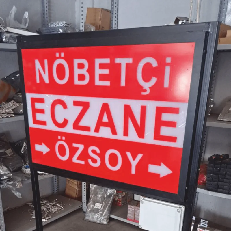 Nöbetçi Eczane Tabelası (Akülü-Çakarlı-Kumandalı-Işıklı) — referans görsel — değiştirilecek
